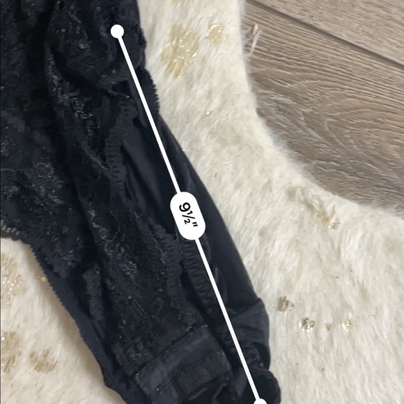 Victoria’s Secret vintage black lace high cut bodysuit - Picture 7 of 7